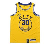 Nike NBA Golden State Warriors Nike Hardwood Classics Curry Swingman Home Jersey Yellow BQ8109-729 XXXL