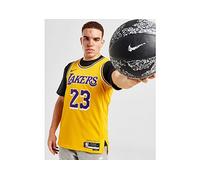 Nike NBA LA Lakers James #23 Icon Jersey - Yellow - Mens S
