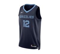 Nike Nba Memphis Grizzlies Icon Edition Ja Morant Dri-fit Swingman Jersey Blue
