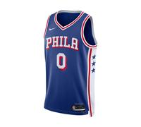 Nike Nba Philadelphia 76ers Tyrese Maxey Dri-fit Icon Swingman Jersey Blue C403