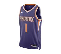Nike Nba Phoenix Suns Icon Edition Devin Booker Dri-fit Swingman Jersey Purple