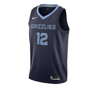 Nike NBA Team limited Jersey SW Fan Edition Gray Memphis Grizzlies Morant No. 12 Navy Blue Dark blue AA7095-426 XL