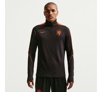 Nike Netherlands 2026 Dri FIT Strike Drill Top Black Hyper Crimson Hyper Crimson