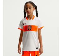 Nike Netherlands 2026 Kids Dri FIT Stadium Away Shirt White Hyper Crimson Black