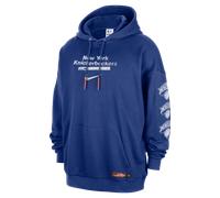 Nike New York Knicks Courtside Men's Jordan NBA Club Premium Pullover Hoodie - Blue - Cotton S