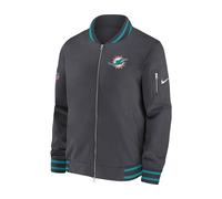 Nike Nfl Miami Dolphins Bomber Jacket Grey C00ml06f9pv6u