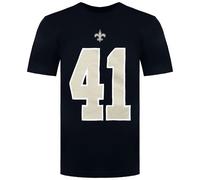 Nike New Orleans Saints Nfl Short Sleeve T-shirt Black S Men