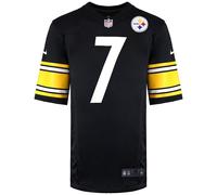 Nike NFL Pittsburgh Steelers 7 Ben Roethlisberger Mens Black Jersey