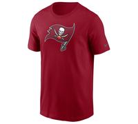 Nike Nfl Tampa Bay Buccaneers Logo Essential Short Sleeve T-shirt Red L Men