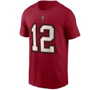 Nike Nfl Tampa Bay Buccaneers Name & Number Short Sleeve T-shirt Red S Men