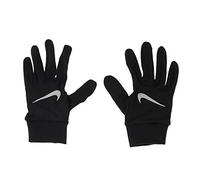 NIKE NGM6M carta Football DRI-FIT Accelerate Running Gloves Mens Black-Medium, Silver, M
