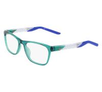 Nike NIKE 5058 322 Junior Optical frames child Bio-injected Green Squared Normal