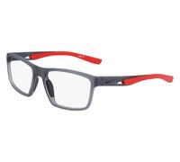 NIKE NIKE 7015 034 Matte Dark Grey/University Red 55/17/145 MALE Eyewear Frame