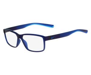 Nike NIKE 7092 405 Man Optical frames Injected Blue Squared Normal Photochromatic