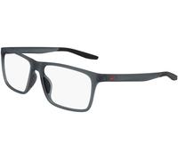 Nike Unisex NIKE 7116 61 Optical frames Plastic Grey opaque Squared Photochromatic