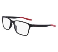 Nike NIKE 7117 006 Unisex Optical frames Eco Pet Black Squared Normal Photochromatic