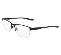 Nike NIKE 8045 002 Unisex Optical frames Metal Black Squared Photochromatic