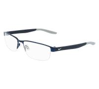 Nike NIKE 8138 405 Man Optical frames Metal Blue Squared Photochromatic