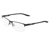 Nike NIKE 8144 001 Man Optical frames Metal Black Squared Normal