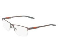 Nike NIKE 8144 070 Man Optical frames Metal Gunmetal Squared Normal