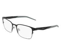 Nike NIKE 8185 001 Man Optical frames Metal Black Squared Normal
