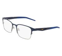 Nike NIKE 8185 410 Man Optical frames Metal Blue Squared Normal