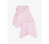 Nike Nike Baby Readyset Cotton-Jersey Tracksuit Set 0-24 Months Pink Foam 0-3 Months