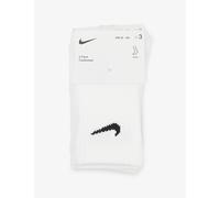 Nike Nike Cushioned Brand-Print Pack Of Three Stretch-Woven Socks 4-5 Years White 4-5 Years