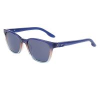 Nike NIKE ECLIPSE SHADOW EV24047 410 Woman Sunglasses Acetate Blue Squared Normal