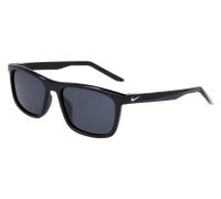 Nike NIKE EMBAR P FV2409 010 Unisex Sunglasses Plastic Black Grey Squared Polarized Polarized