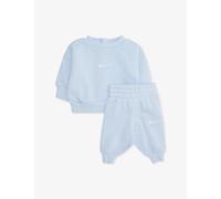 Nike Nike Essential Logo-Embroidered Cotton-Jersey Tracksuit 0-7 Years Cobalt Bliss Heather 18 Months