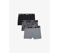 Nike Kids Print E Day Ct Strech Boxers 3 Units Black,Grey 8-10 Years Boy