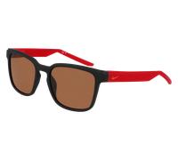Nike NIKE LIVEFREE ICONIC EV24012 010 Man Sunglasses Bio-inject Black Brown Squared Normal