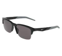 Nike NIKE RADEON WARE IR4369X 010 Unisex Sunglasses Bio-injected Black Grey Squared Normal