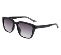 Nike NIKE TEMPER FLAIR IF1055X 010 Woman Sunglasses Injected Black Grigio Squared Normal Sfumato