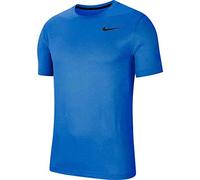 Nike NK Top SS HPR Dry T-Shirt - Obsidian/Game Royal/Heather/(Black), M