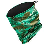 NIKE NNW12 carta Football NECKWARMER 2.0 Reversible Rough, Solid, Black-Green, One Size