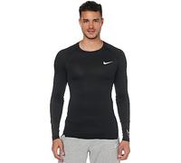 NIKE Np Dri Fit Mock Longsleeve Shirt Black/White S