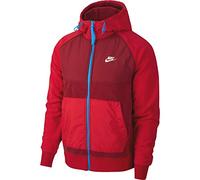 NIKE Nsw Ce Fz Winter Hoodie - Team Red/Gym Red/Lt Photo Blue, Large