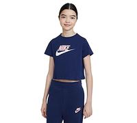 Nike NSW Crop Futura T-Shirt Blue Void/Arctic Punch M
