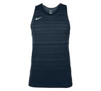 NIKE Men's Stock Dry Miler Singlet Vest, Navy Blue, XL