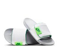 Nike Offcourt Slides 'Wolf Grey White Green Strike' DQ9624-007 8
