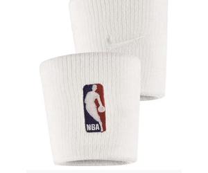 Nike Official NBA Basketball Elite Dri-Fit Wristbands White Brand New With Tag