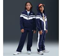 Nike Older Kids' Dri-FIT Hooded Tracksuit - Blue - Polyester L