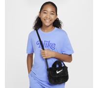 Nike Older Kids' Faux Fur Cross-Body Bag (1L) - Black - Polyester ONE SIZE