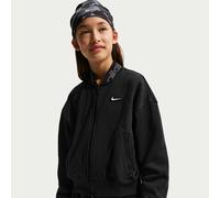 Nike Older Kids' (Girls') Fleece Jacket - Black - Cotton/Polyester M