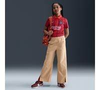 Nike Older Kids' (Girls') Woven Wide-Leg Trousers - Brown - Polyester M