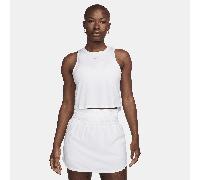 Nike One Classic Women's Dri-FIT Cropped Tank Top - White - Polyester/Elastane S (UK 8-10)