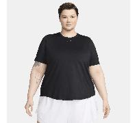 Nike One Classic Women's Dri-FIT Short-Sleeve Top - Black - Polyester/Elastane 0X