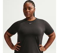 Nike One Classic Women's Dri-FIT Short-Sleeve Top - Black - Polyester/Elastane 2X